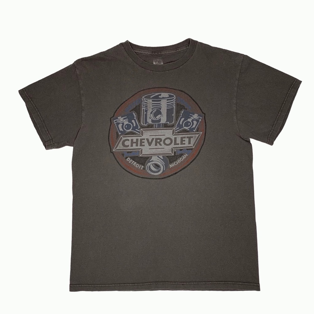 GM Official Chevrolet Pistons Circle Logo T-shirt